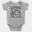 Straight Outta Omr Onesie/Romper in Grey Melange Color